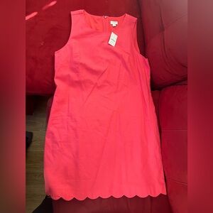 J. Crew Bold Pink Dress